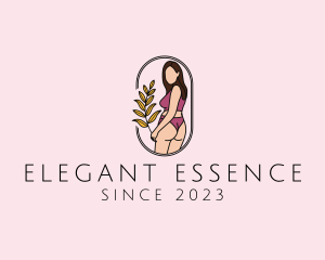 Female - Female Underwear Model logo design