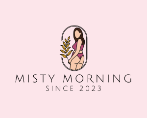 Female Underwear Model logo design