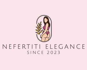 Female Underwear Model logo design