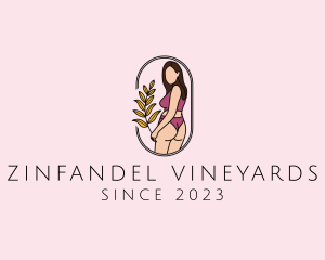 Female Underwear Model logo design