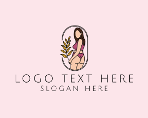 Female Underwear Model Logo