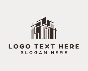 Architectural - Structure Building Architect logo design