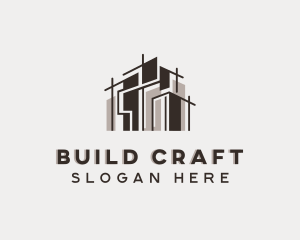 Structure Building Architect logo design