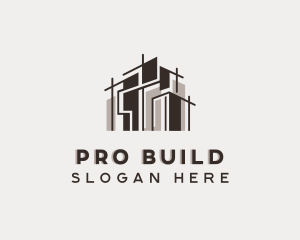 Structure Building Architect logo design