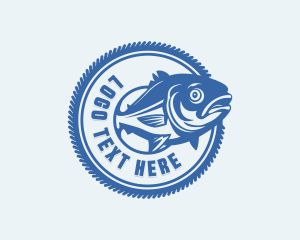 Sports Fishing - Fisherman Seafood Fishery logo design