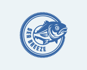 Fisherman Seafood Fishery logo design