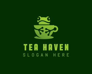 Green Frog Cafe  logo design