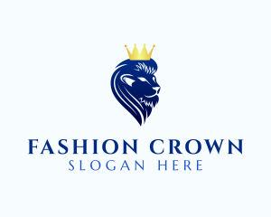 Royal Lion Crown logo design