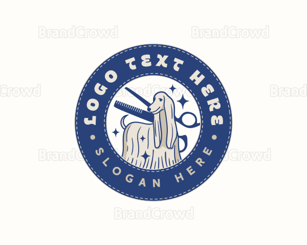 Dog Grooming Veterinarian Logo