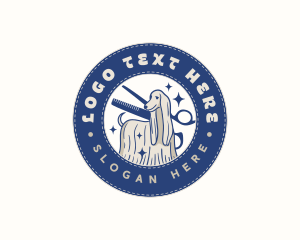 Dog Grooming Veterinarian logo design