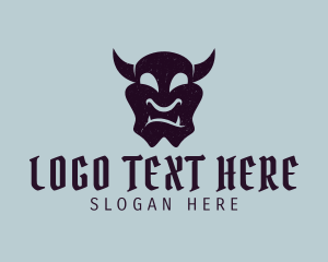 Fangs - Evil Devil Monster logo design