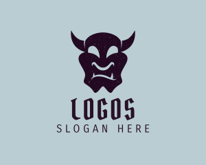 Character - Evil Devil Monster logo design