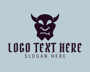 Satan - Evil Devil Monster logo design