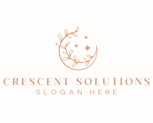 Moon Crescent Spa logo design