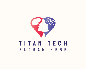 Cyber Tech Ai Brain logo design