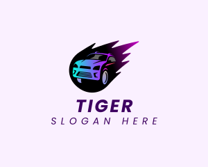 Fast Car Racing Logo