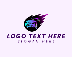 Car Dealer - Fast Car Racing logo design