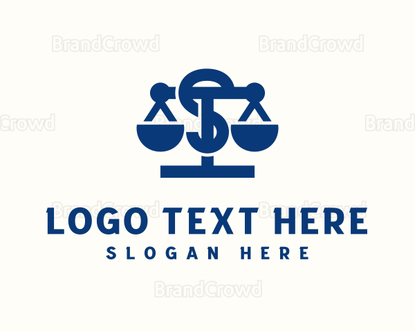 Legal Justice Letter S Logo