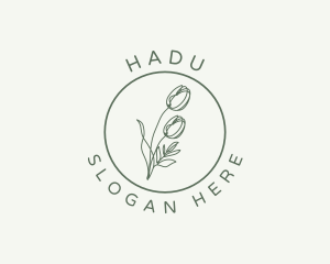 Flower Plant Garden Logo