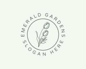 Flower Plant Garden logo design