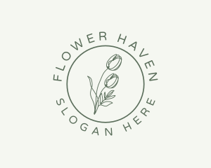 Flower Plant Garden logo design