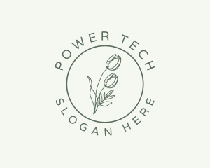 Delicate - Flower Plant Garden logo design
