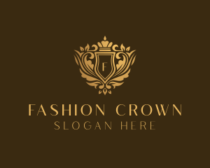 Crown Royalty Shield logo design