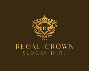 Crown Royalty Shield logo design