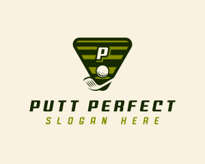 Putt - Golf Sports Competition logo design