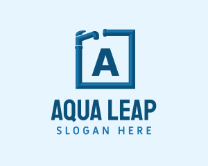 Faucet Plumbing Pipe logo design