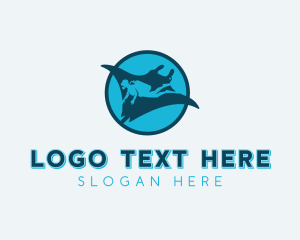 Scuba Mask - Stingray Scuba Diving logo design