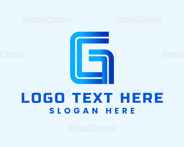 Modern Digital Media Letter G Logo