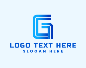 Digital Marketing - Modern Digital Media Letter G logo design