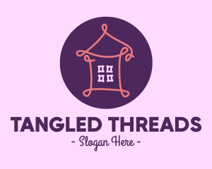 Home Thread Monoline logo design