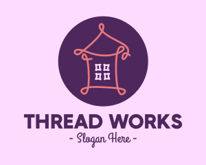 Home Thread Monoline logo design