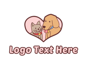 Vet - Dog Kitten Animal logo design