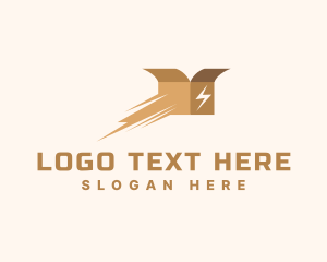 Container - Express Delivery Box logo design