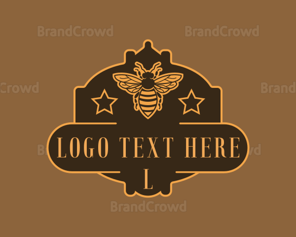 Organic Honey Bee Logo