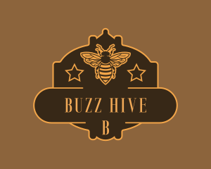 Bumblebee - Organic Honey Bee logo design