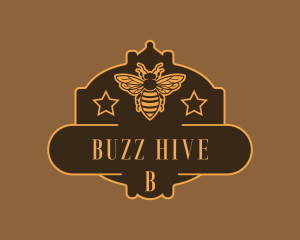 Organic Honey Bee logo design