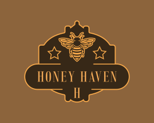 Organic Honey Bee logo design