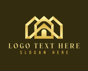 Lease - Real Estate Roofing logo design