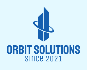 Blue Orbit Tower  logo design