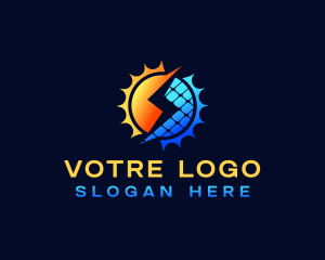 Electrical - Sun Solar Energy logo design