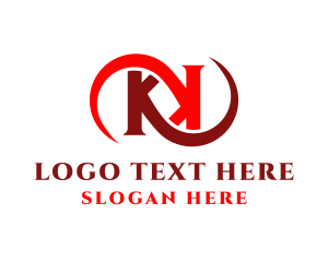 Monogram - Modern Elegant Infinity Business logo design