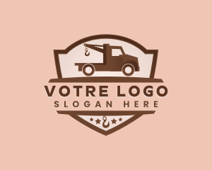 Tow Truck  Crane Logo