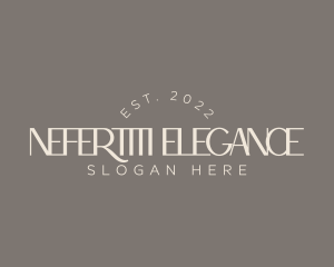 Elegant Lifestyle Wordmark logo design