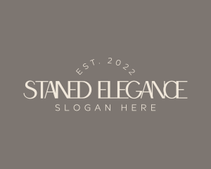 Elegant Lifestyle Wordmark logo design