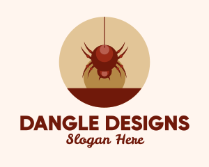 Dangle - Red Spider Dangle logo design