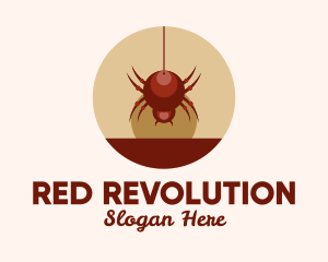 Red Spider Dangle logo design